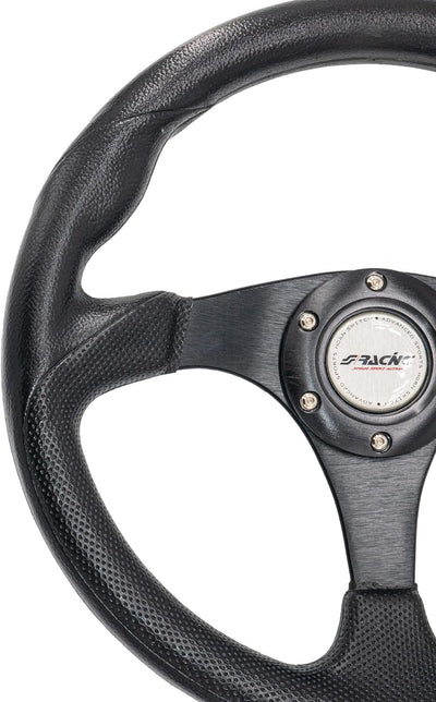 Simoni Racing BPU320N Barchetta Universal Steering Wheel, Schwarz