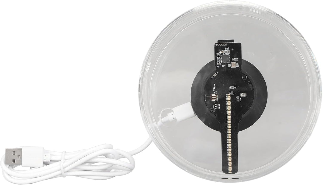 3D Hologramm Ventilator, WiFi Projektor, Hologramm Ventilator, 3,3 Zoll Display, WiFi APP Fernbedien