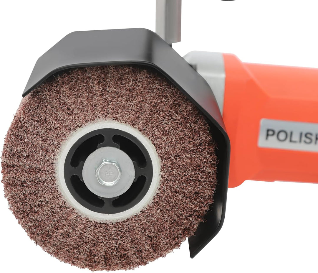 Satiniermaschine, 1400W Schleifmaschine Bürstenschleifer mit Schutzhülle, 600-3600RPM Poliermaschine