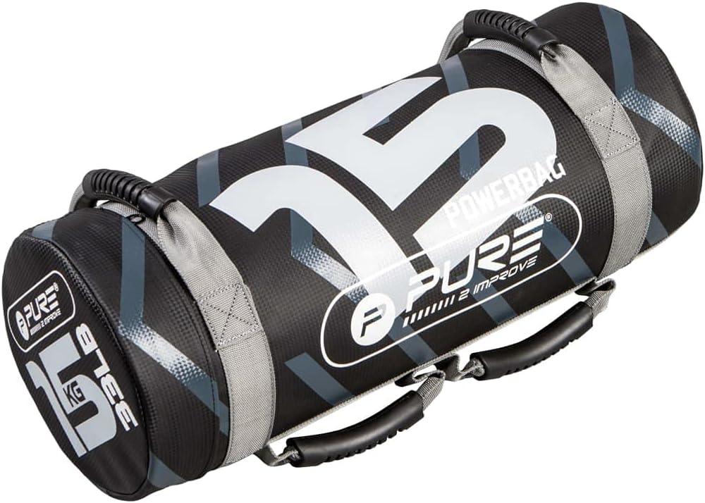Premium Power Bag - Gewichtssack - Ideal fürs Kraft-, Ausdauertraining und Muskelaufbau 15.0 Kilogra