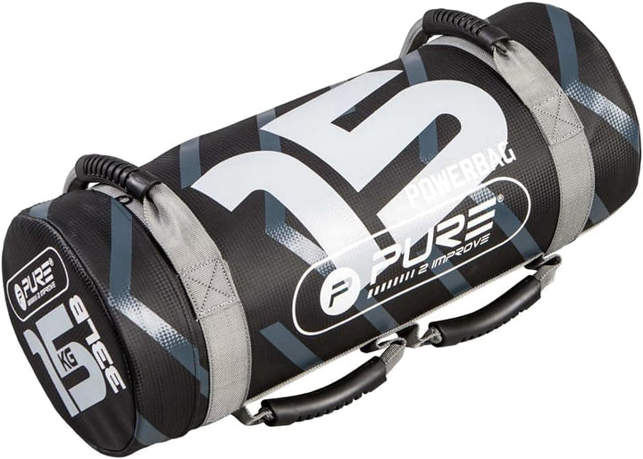 Premium Power Bag - Gewichtssack - Ideal fürs Kraft-, Ausdauertraining und Muskelaufbau 15.0 Kilogra