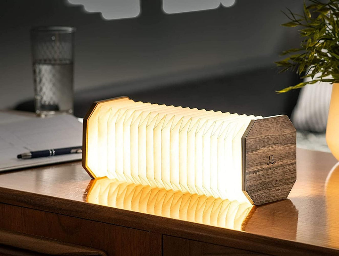 GINGKO SMART ACCORDION LAMP WALNUT Einheitsgrösse Black, Einheitsgrösse Black