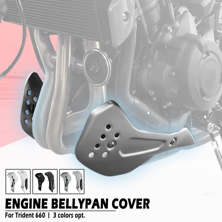 Fayedenicy Motorrad Bellypan Belly Pan Lower Panel Spoiler Verkleidung Cowling Cover Motorschutz Cha