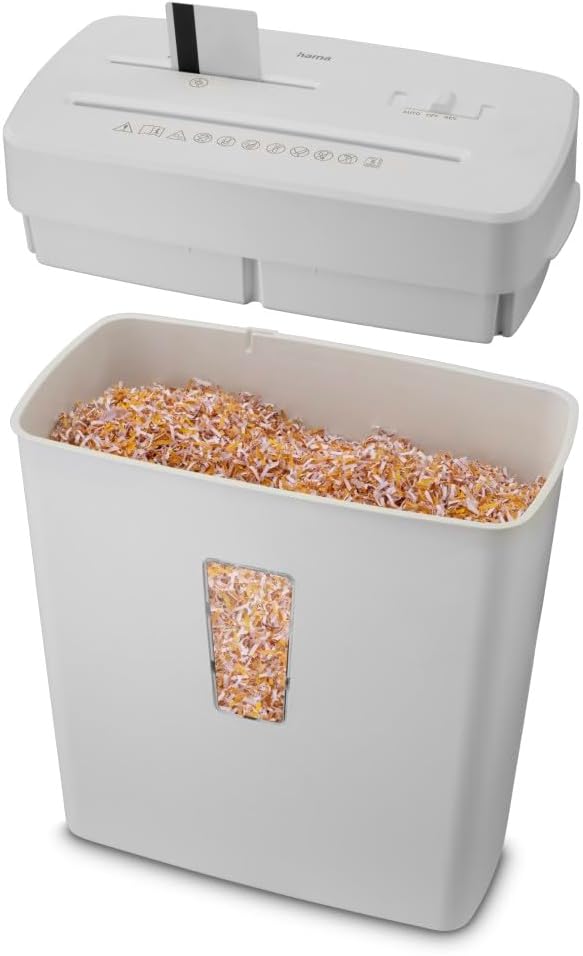 Aktenvernichter Prime M50CD-W, Schredder mit Sicherheitsstufe P5 T2 E2 O1