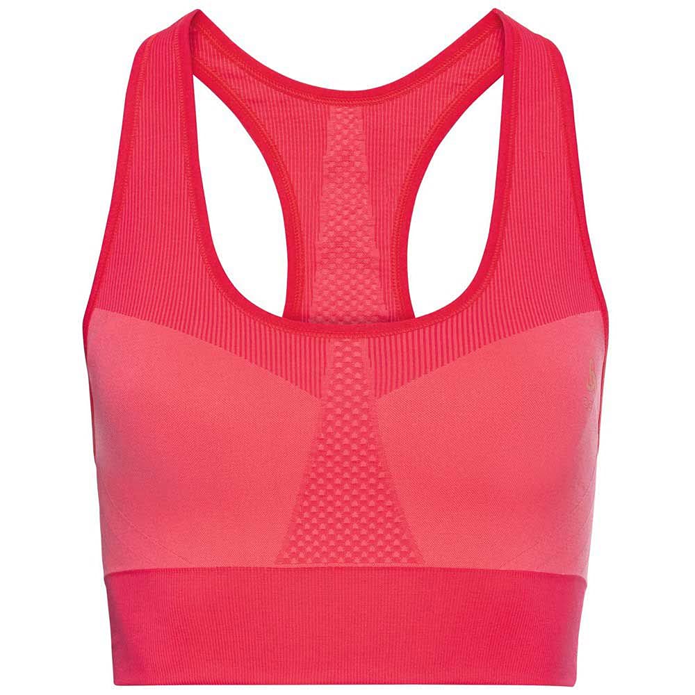 Odlo Damen Seamless Medium Support_131431 Sport BH (1er Pack) XS Siesta, XS Siesta