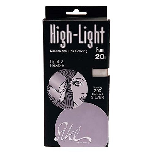 Sibel High-Light Foam - Silber, 20 X 9,5 Cm