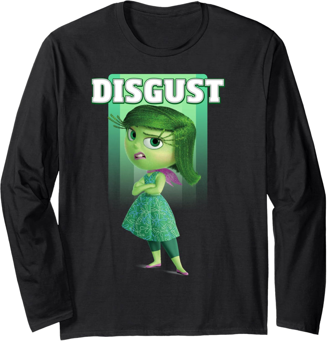 Disney Pixar Inside Out Disgust Posed Portrait Langarmshirt
