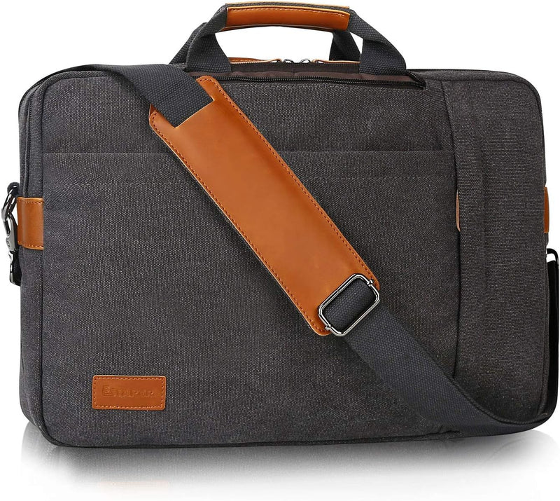 ESTARER umwandelbar Rucksack Laptoptasche Umhängetasche Messenger Bag 17/17,3 Zoll Multifunktions Ta