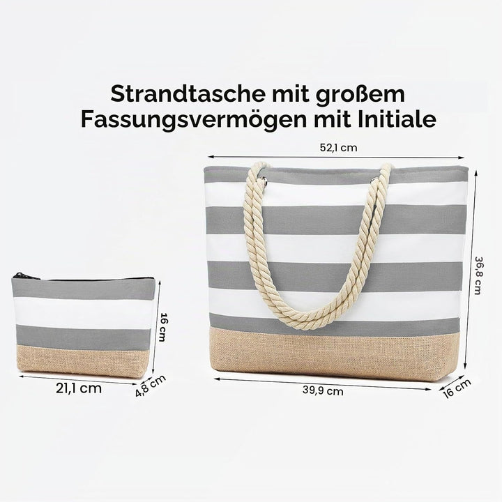 oscaurt Strandtasche Badetasche XXL Shopper Tasche Damen Umhängetasche Wasserdicht Beach Tote Bag mi