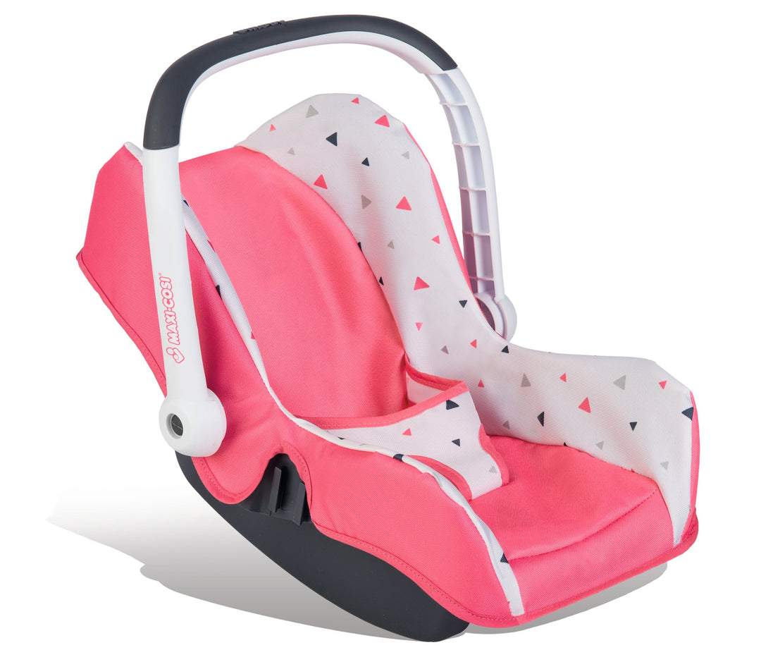 Smoby - Maxi Cosi Autositz - Autositz mit Tragebügel im Original Maxi-Cosi Design, Puppen-Zubehör fü