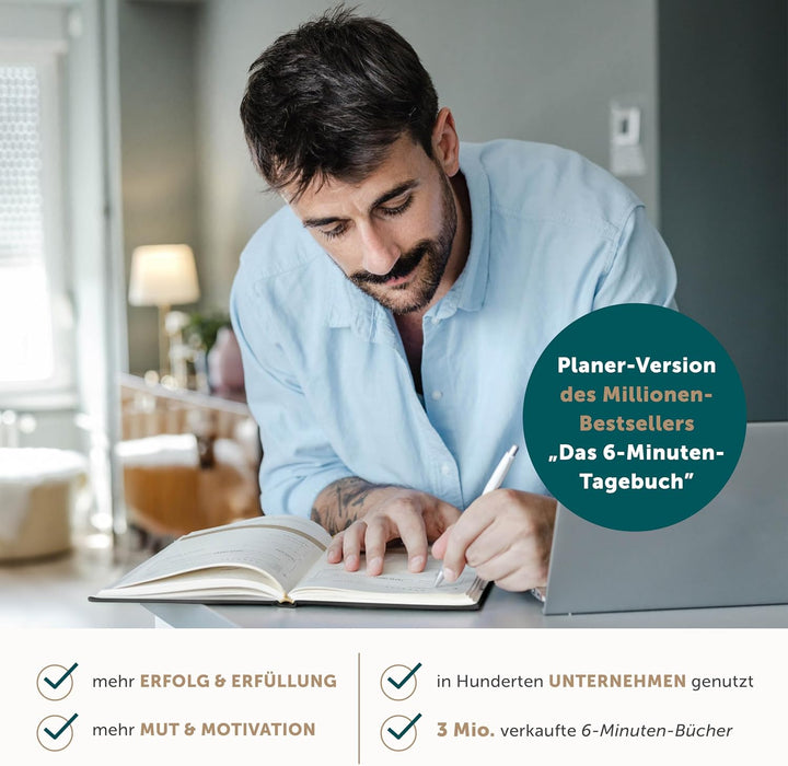 Das 6 Minuten Tagebuch Erfolgsjournal - 