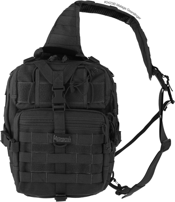Maxpedition Malaga GearSlinger Schwarz, Schwarz