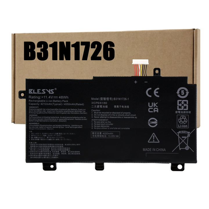 BLESYS B31N1726 Laptop Akku für ASUS TUF Gaming FX504 FX504GM FX504GD FX504GE FX504GM Notebook PC B3