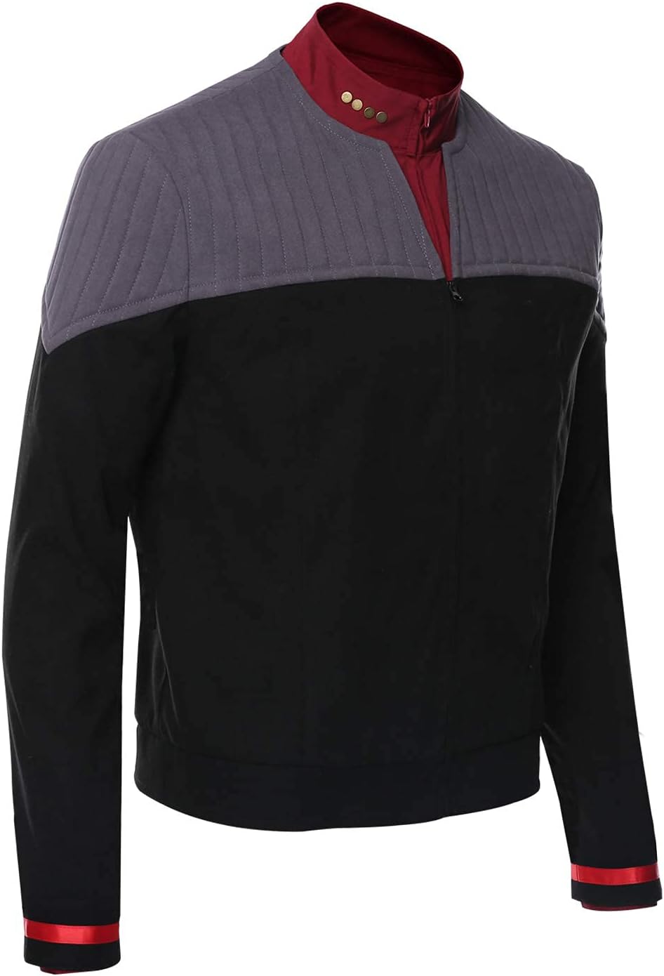 Fortunezone Generations Captain Jean-Luc Picard Cosplay Kostüm Jacke Herren XL Schwarz, XL Schwarz