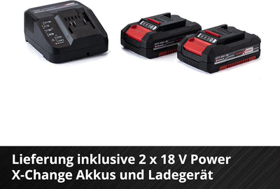 Einhell Akku-Schlagbohrschrauber-Set TE-CD 18/40 Li-i +64 (2x2,0 Ah) Power X-Change (Li-Ion, 18 V, 4