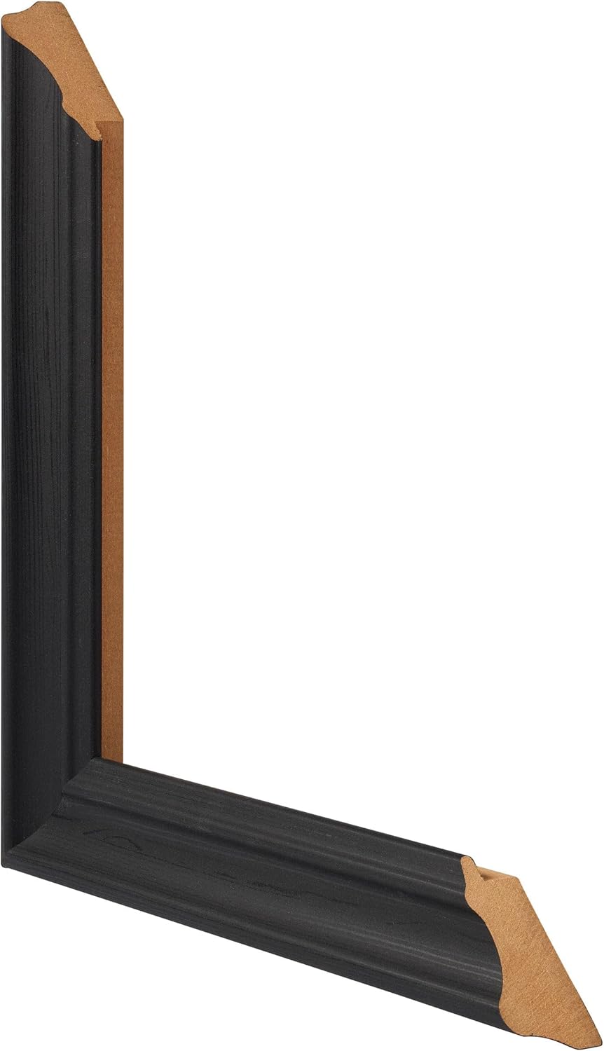 yd. Your Decoration - Bilderrahmen 75x100 cm - Schwarz Gemasert - Bilderrahmen aus MDF mit Acrylglas