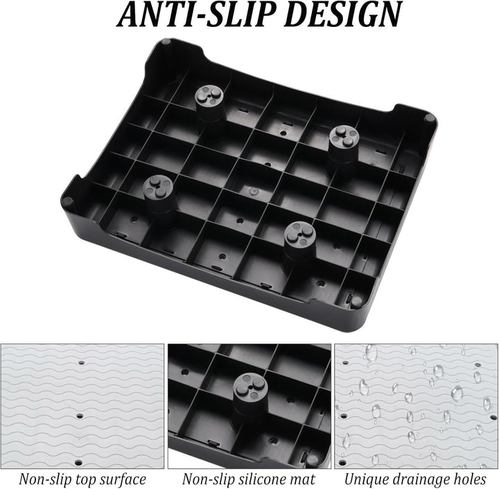 Anti-Rutsch Halbstufe, One Step Stool für Senioren, Tragbare Tritthocker Bis 200 Kg, Stapelbare Halb
