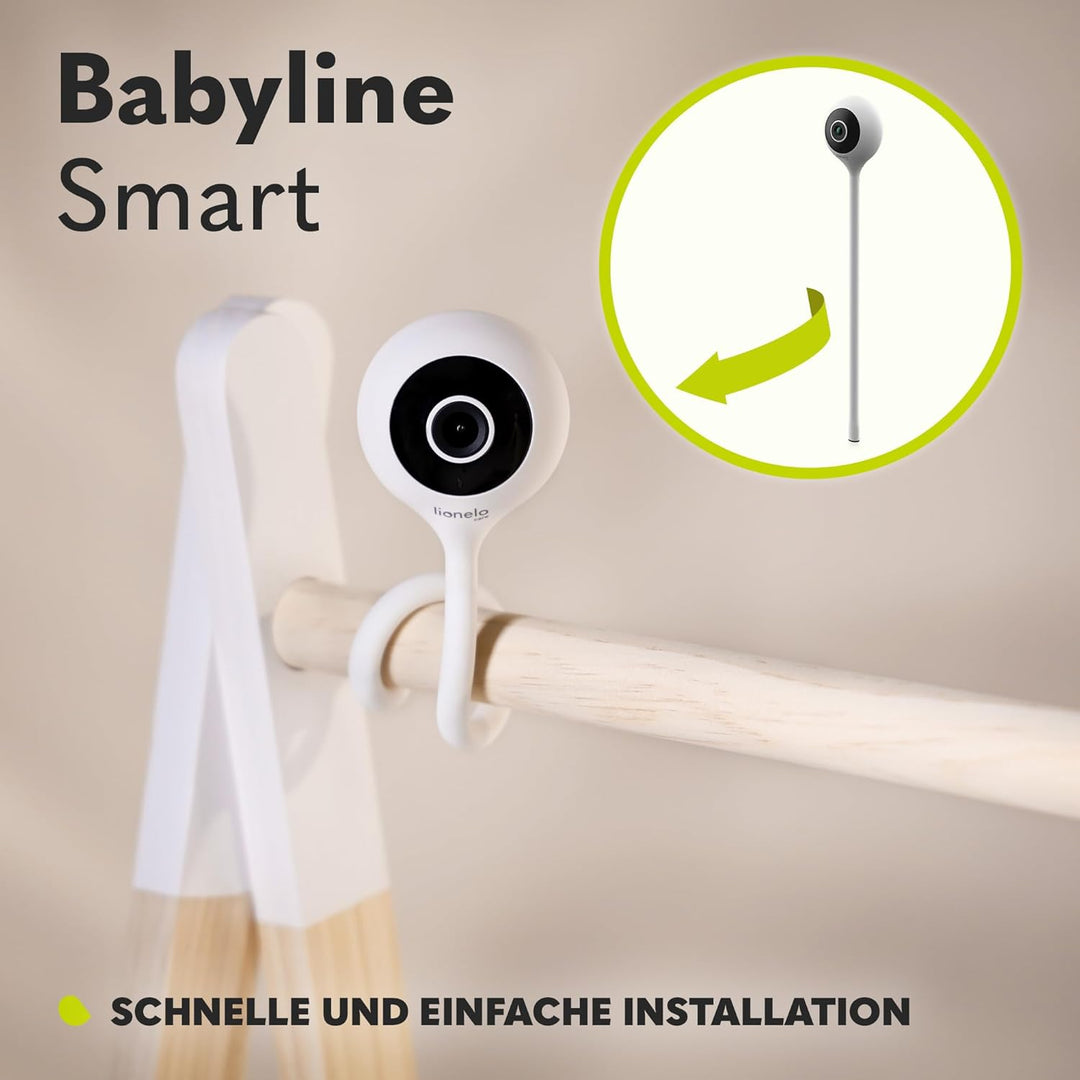 LIONELO Babyline Smart elektronisches Babyphone,Baby Camera Wi-Fi,Mobile Applikation,Bewegungs Geräu