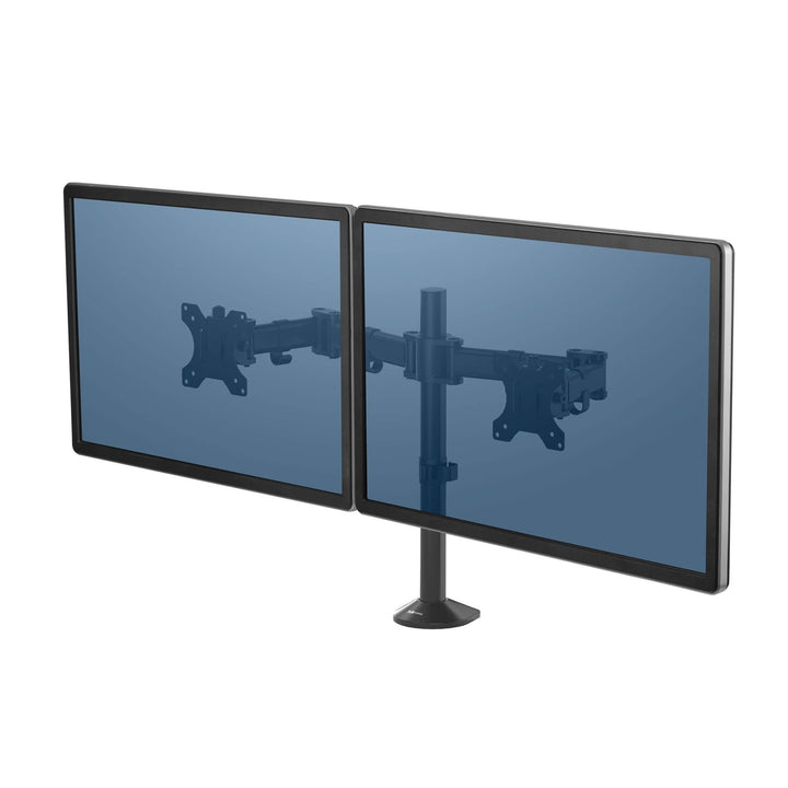 Fellowes Monitor Halterung 2 Monitore - Monitor Arm für 2 Bildschirme bis 68,5 cm (27 Zoll) - bis 18