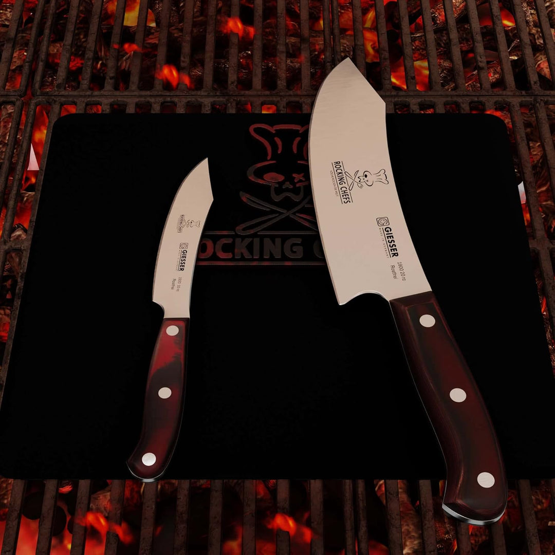 Giesser seit 1776 - Made in Germany - PremiumCut, Rocking Chef, Messerset 2 teilig, Kochmesser 20 cm