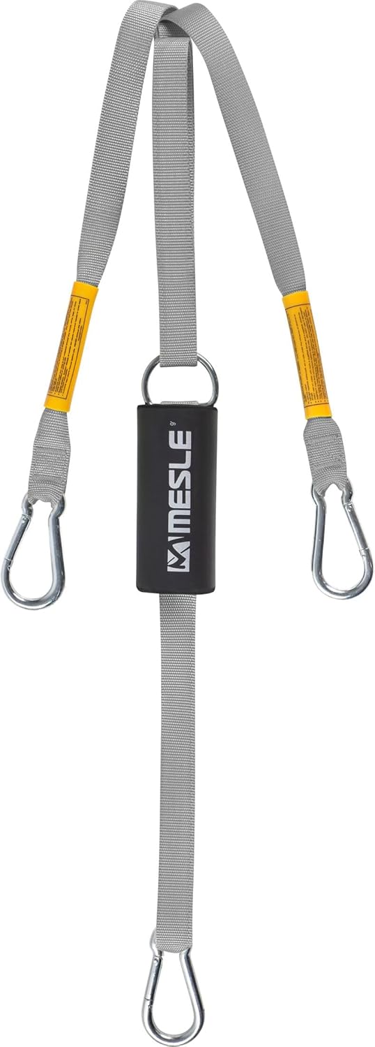 Mesle Schleppdreieck Centrix 2 Personen Wassersport Pulley Wasserskidreieck silber 357 cm (11'7''),