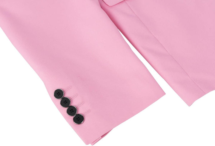 Sliktaa Herren Anzug 3 Teilig Slim Fit Reihe Einfarbig Stoff Business Shawl Kragen Klassisch Tunika