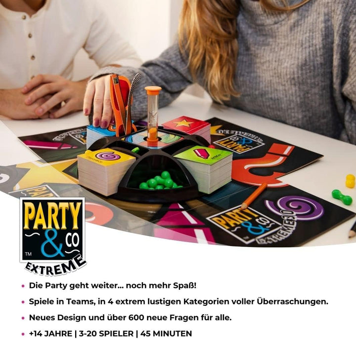 Jumbo - Party & Co. Extreme 3.0 Multi-Trial-Brettspiel, von 3 bis 20 Spielern, ab 14 Jahren, Spiel a