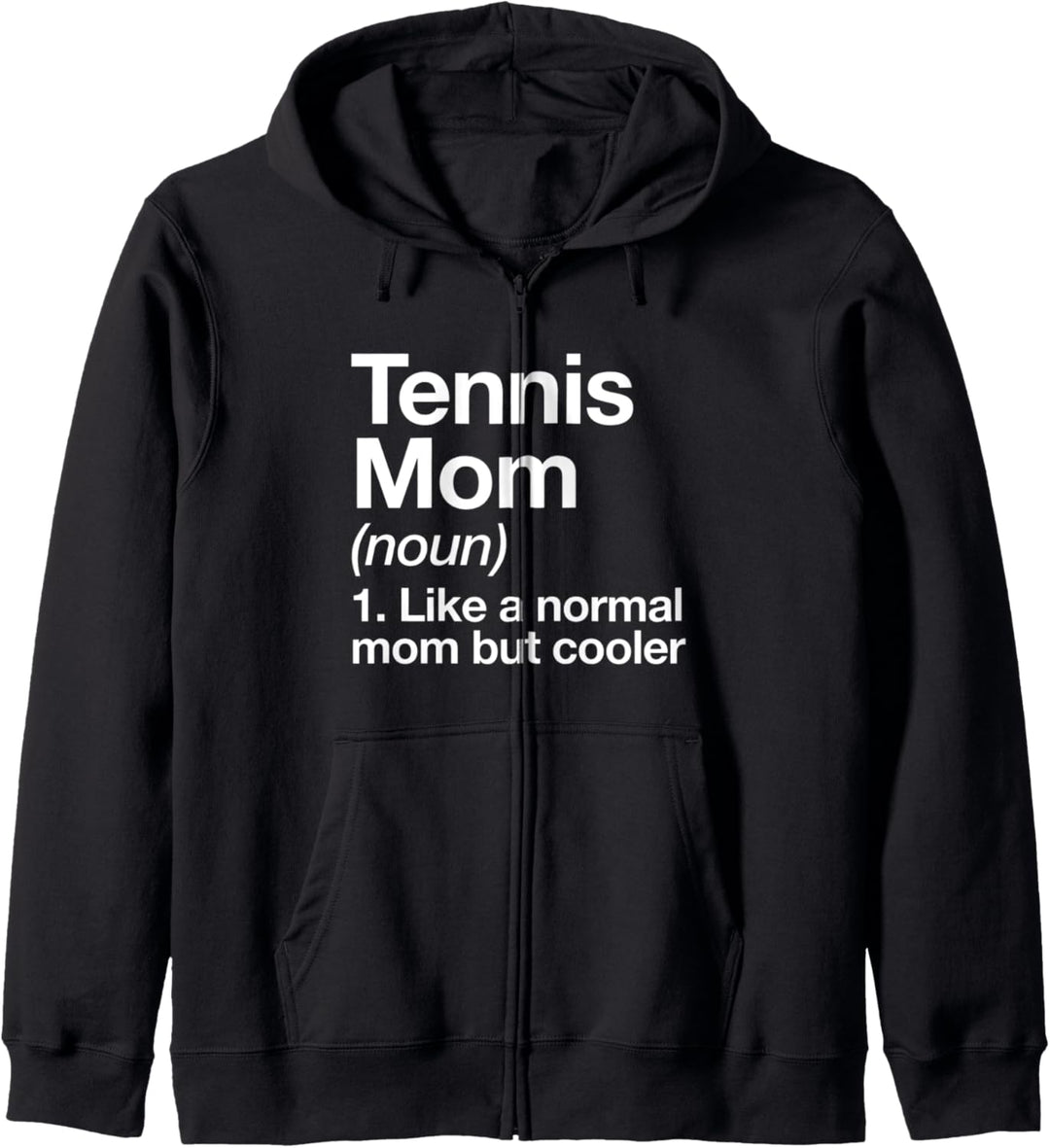 Tennis Mama Definition Funny Sport Kapuzenjacke