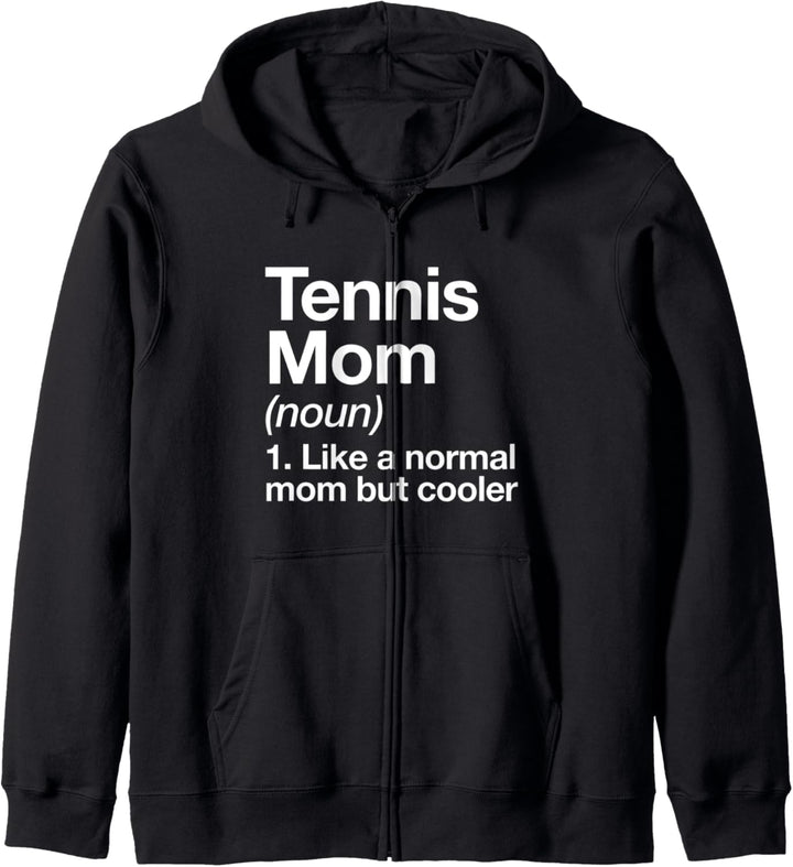 Tennis Mama Definition Funny Sport Kapuzenjacke