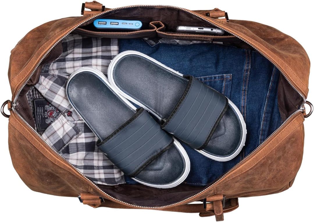 STILORD 'Herkules' Premium Reisetasche für Herren und Damen aus echtem hochwertigem Leder - EIN echt