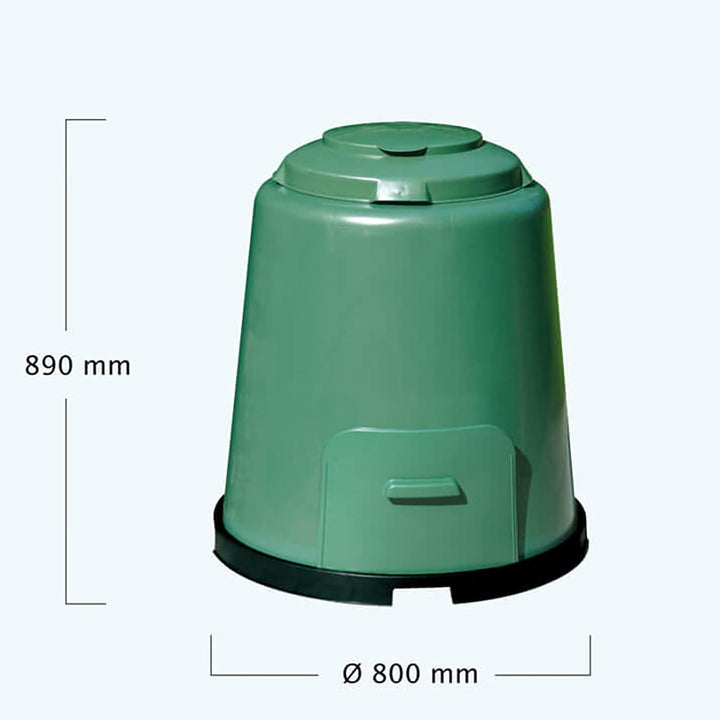 GRAF 600012 Komposter grün, 4-teilig, 280