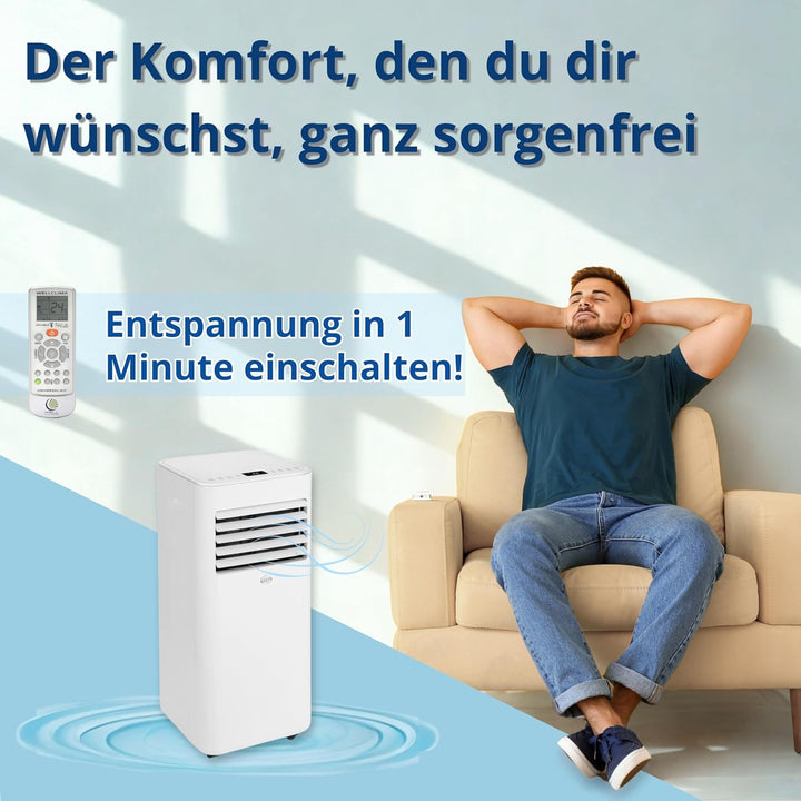 Wellclima® Fernbedienung für tragbare Klimageräte kompatibel mit Argo – funktioniert mit über 50 Mod