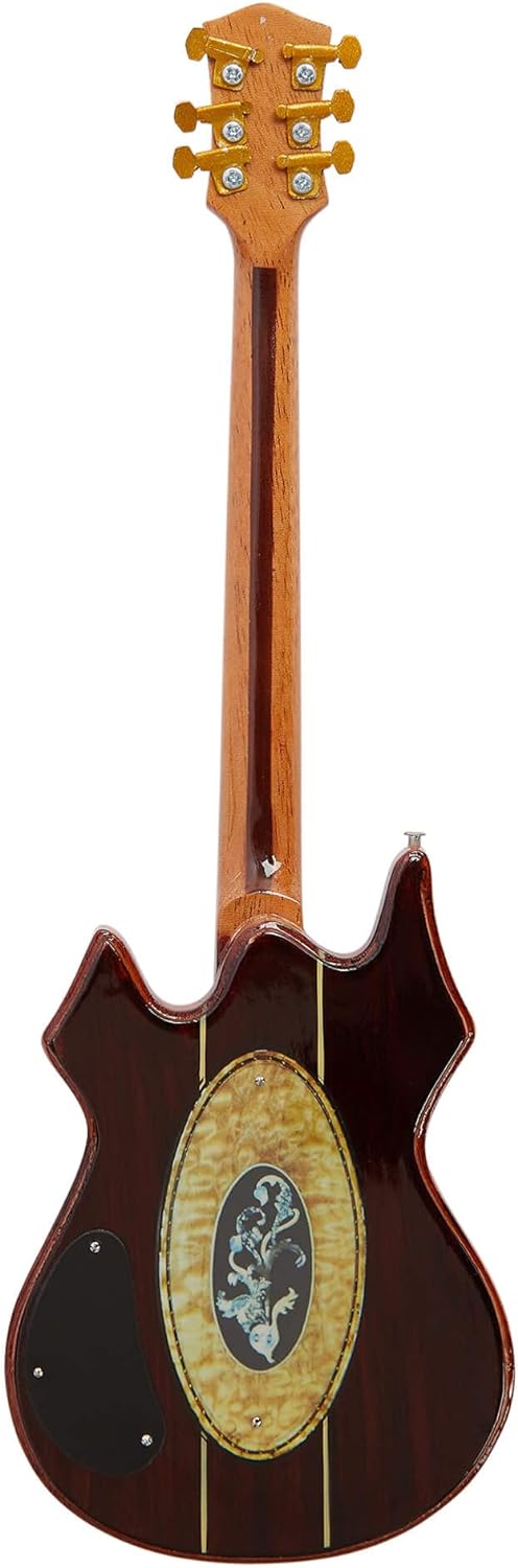 Axman Jerry Garcia (Grateful Dead): Tiger Miniatur-Gitarren-Nachbildung, handgefertigt, Ornament, 1/