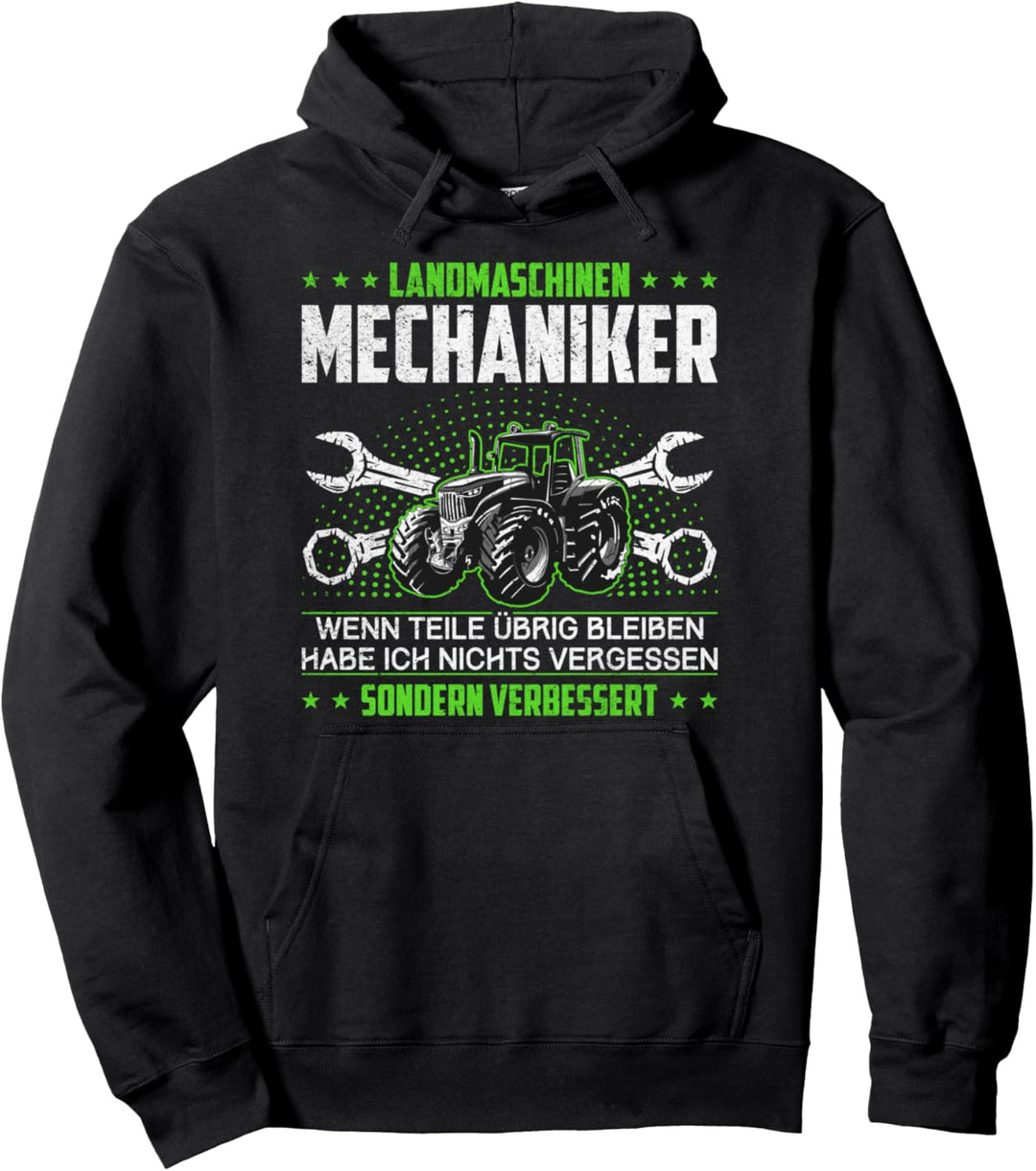Lustiges Landmaschinenmechaniker Pullover Hoodie