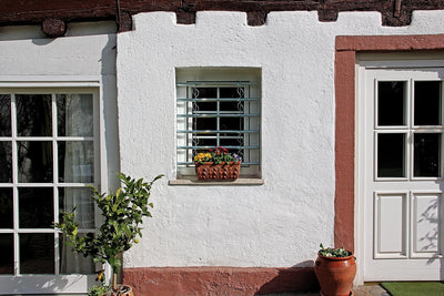 Alberts 563608 Fenstergitter Secorino Style | Ausziehbar für Fenster aussen | Einbruchschutz Gitter