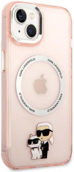 KARL LAGERFELD KLHMP14MHNKCIP Hülle für iPhone 14 Plus 6,7" hardcase Rosa Iconic