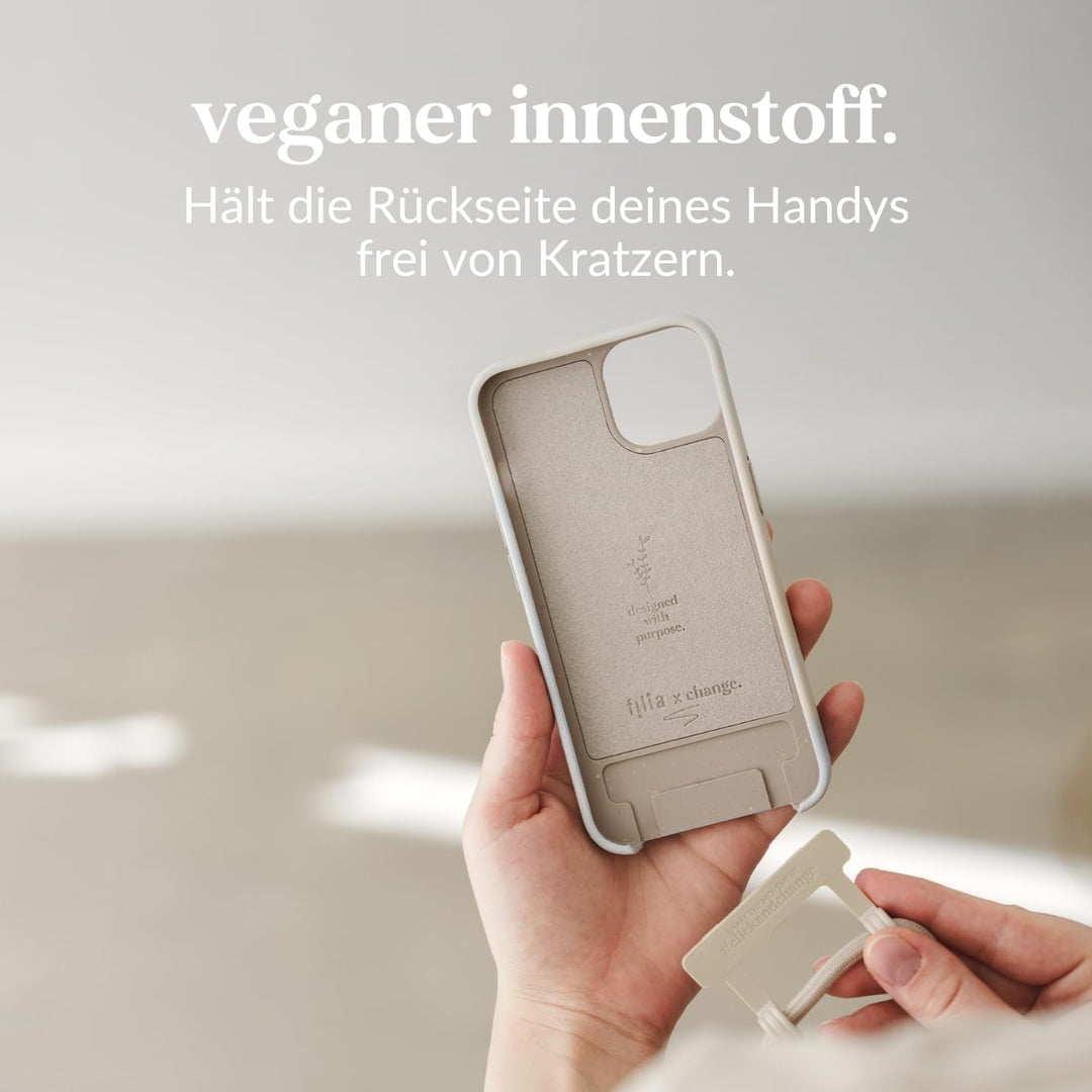 Woodcessories - Change Case, Nachhaltige Handykette abnehmbar kompatibel mit iPhone 16 Pro Hülle mit