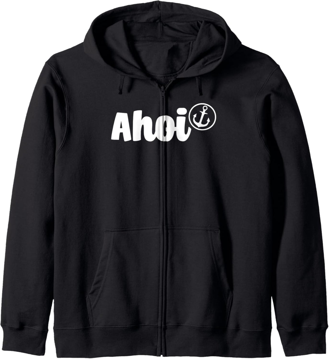 AHOI mit Anker - Maritimes Geschenk Kapitän Kapuzenjacke