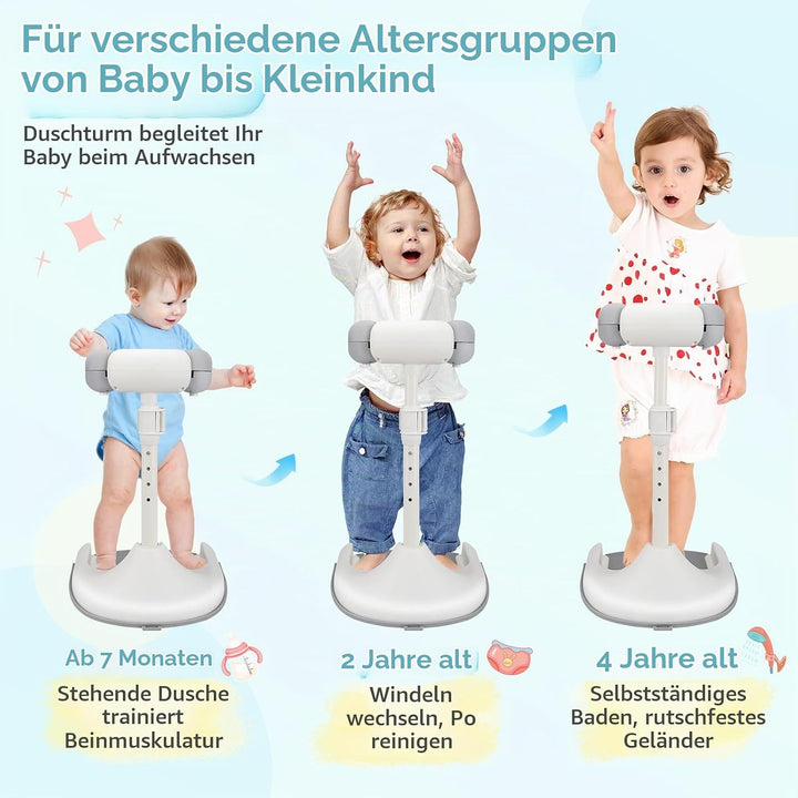Baby Dusche Ständer,Baby Shower Stand Support,Höhenverstellbar,Mit Rutschfestem Boden Und Sicherheit