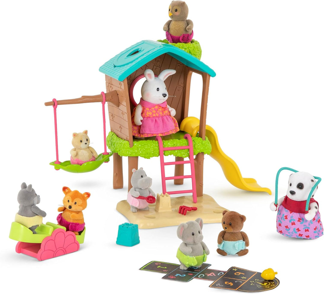 Li'l Woodzeez - Spielpark-Set - Spielset für Figurinen - Figurenspielset - Spielhaus Spielset - 3 Ja