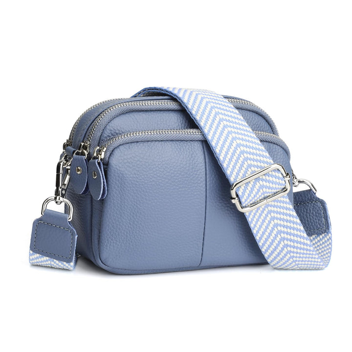 befen Crossbody Bag Damen Echtes Leder Umhängetasche Klein Damen Handytasche zum Umhängen, Moderne H