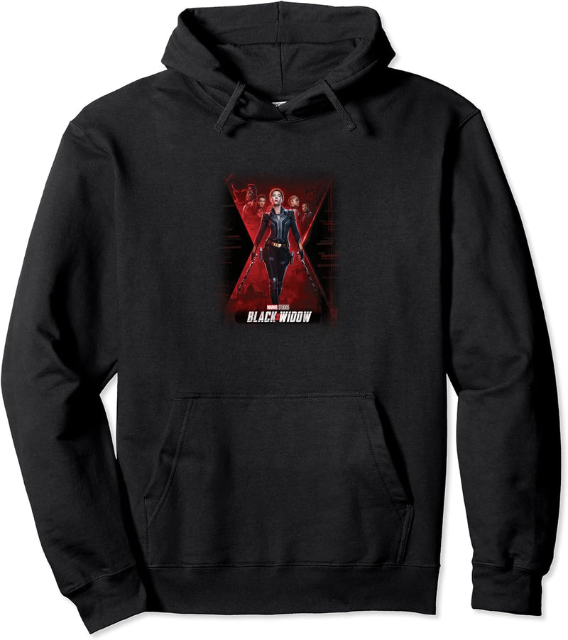 Marvel Black Widow Group Shot Poster Pullover Hoodie