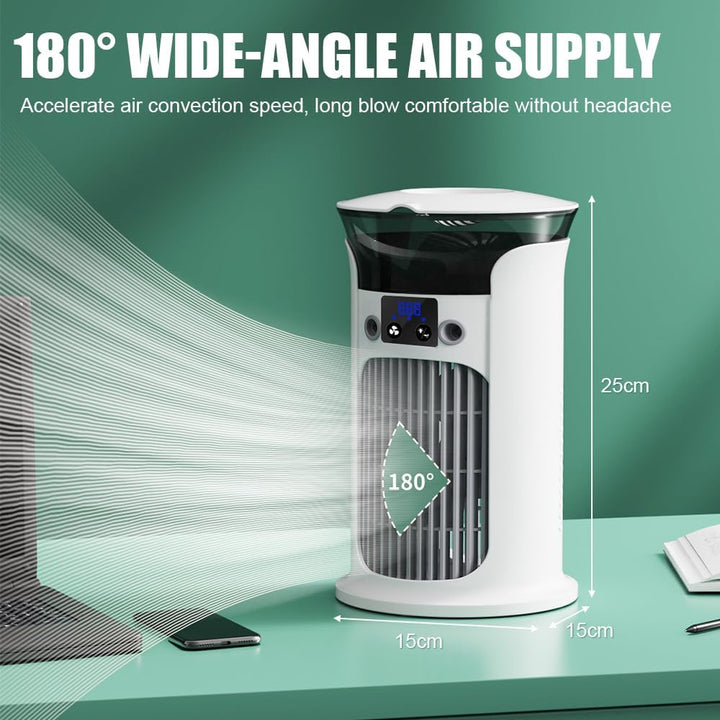 Mobile Klimaanlage Mini Klimagerät, Luftkühler Kleine Klimaanlage Mobil für Zimmer, Air Conditioner