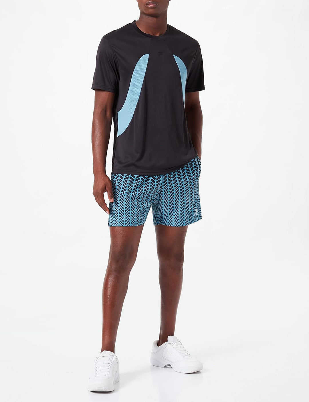 FILA Herren RAGA Running Shorts XS Adriatic Blue Fade Aop, XS Adriatic Blue Fade Aop