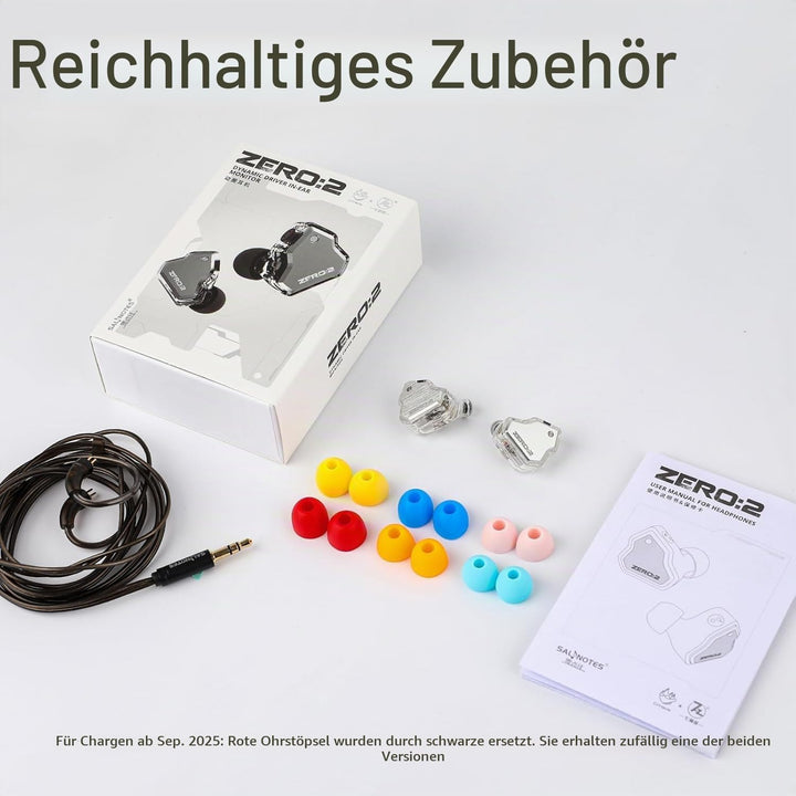LINSOUL 7Hz x Crinacle Zero:2 In-Ear-Monitor, Aktualisierter 10mm dynamischer Treiber IEM, kabelgebu