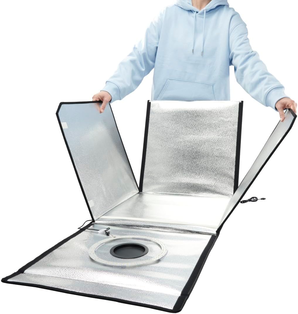 Hama Fotobox, 50x50 cm (Fotostudio, Mini Fotostudio, Lichtbox, Light Box, Light Box mini, White Box,