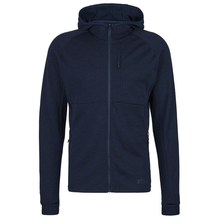 STOIC Herren Merino260 StadjanSt. Hoody Merinohoodie Full-Zip Kapuzenpullover 3XL Dark Navy, 3XL Dar
