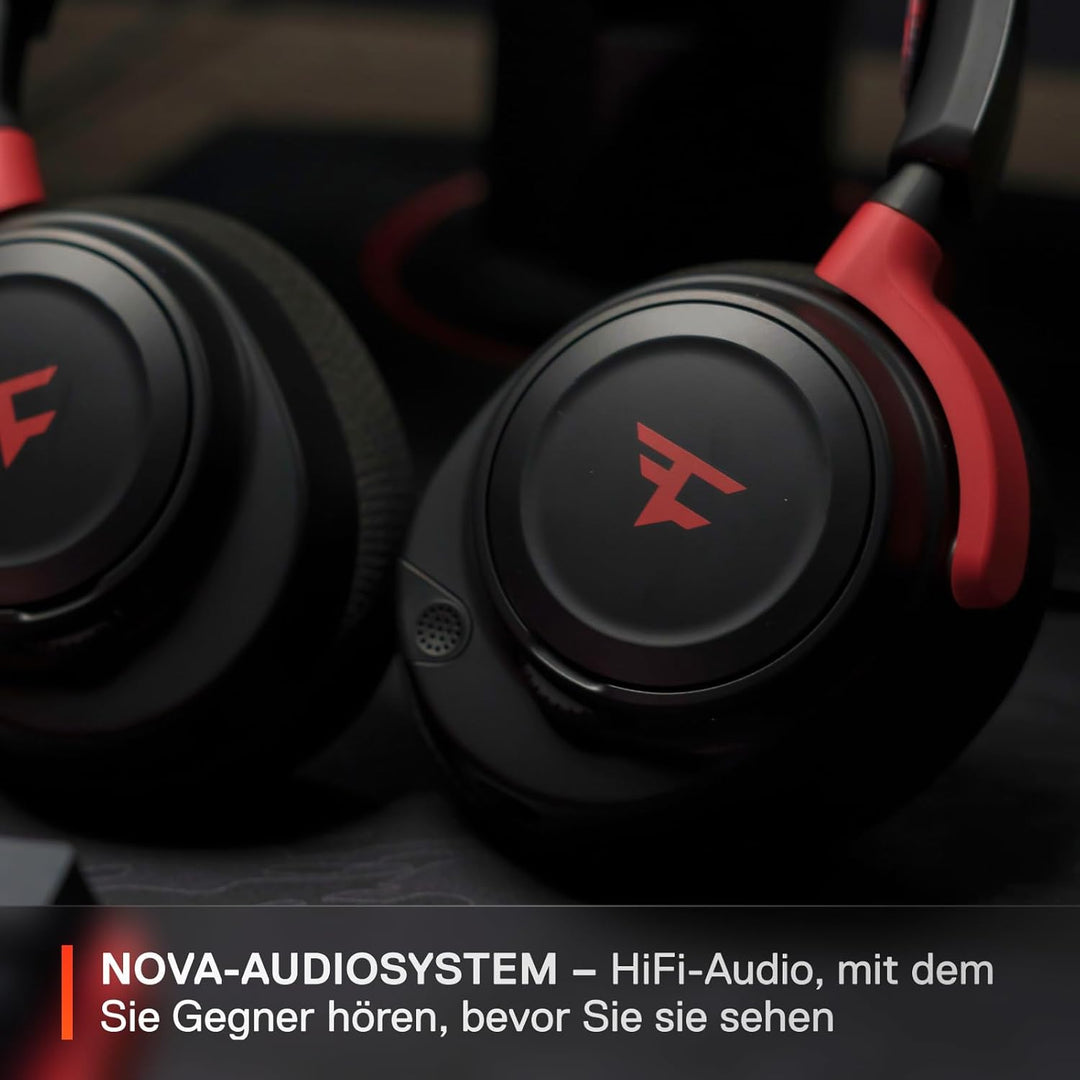 SteelSeries Arctis Nova 7 - Faze Clan Edition - Multi-Plattform-Wireless Gaming-Headset – Dual Wirel