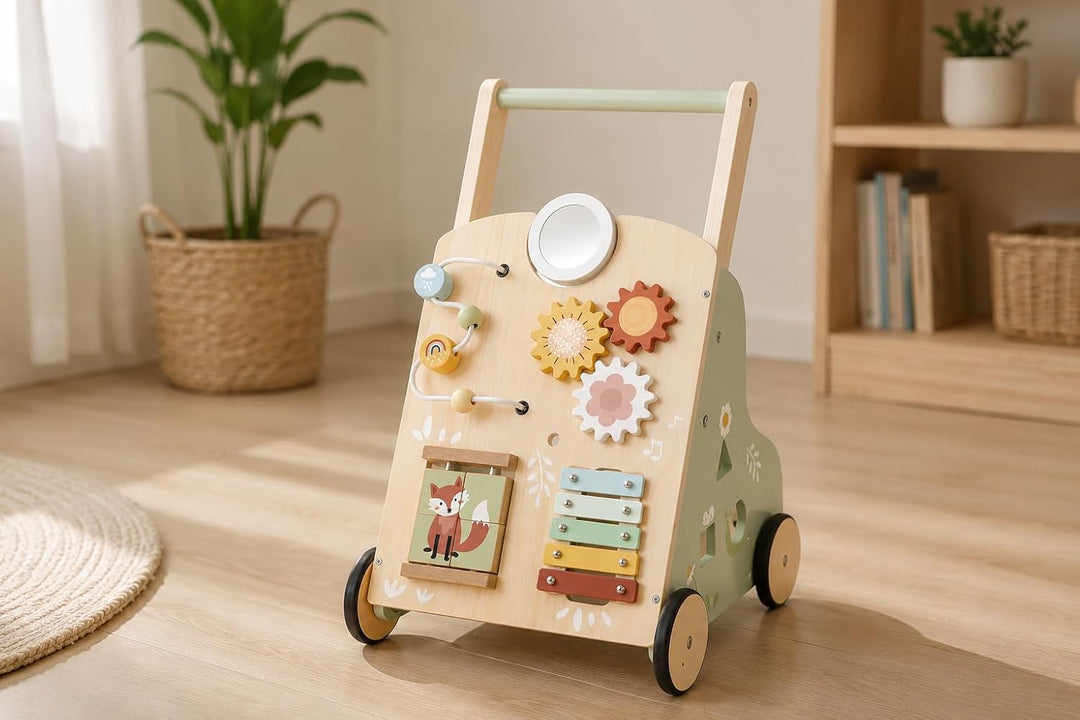 Lauflernhilfe für Babys mit audiovisuellen Stimulationsaktivitäten, 18 Monate