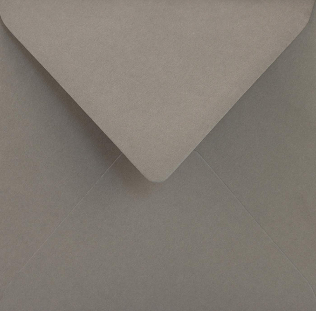 Netuno 500 quadratische Briefumschläge Grau 153 x 153 mm 115g Sirio Color Pietra farbige Umschläge q